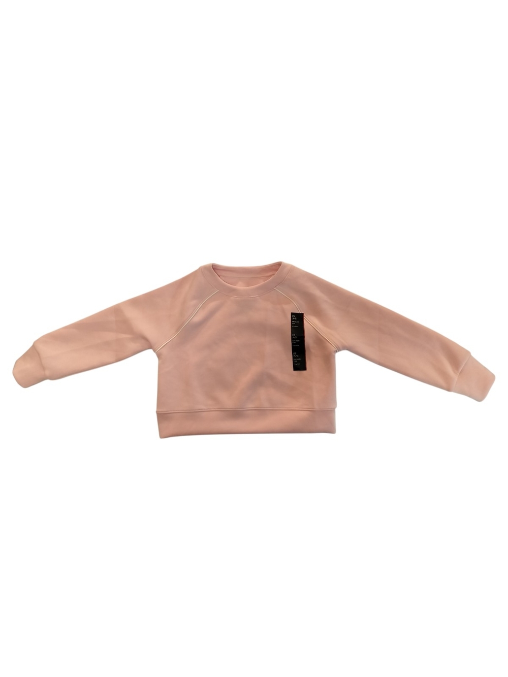 All in Motion Girls XS (4/5) Light Pink Airy Fleece Pullover Sweatshirt